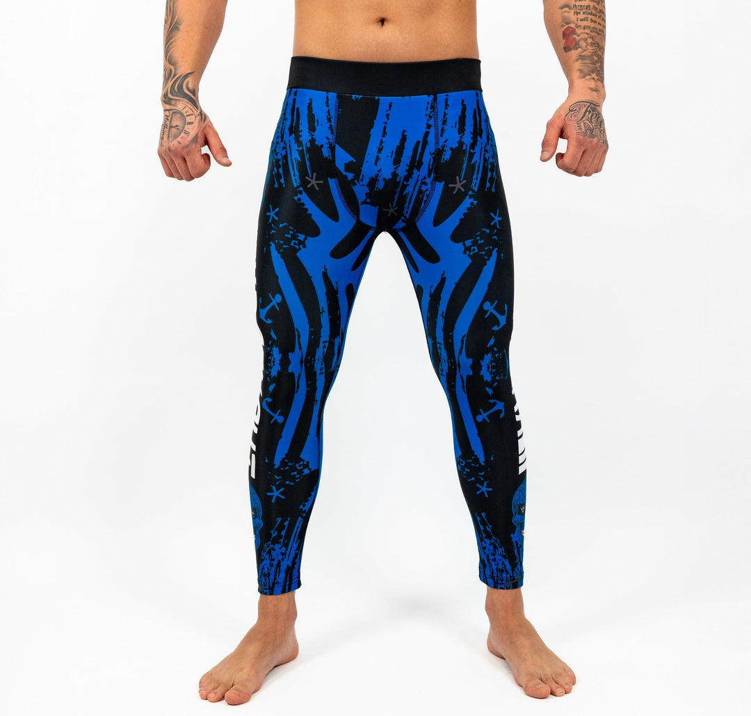 Pantaloni Compresie Knockout Skull | knock-out.ro