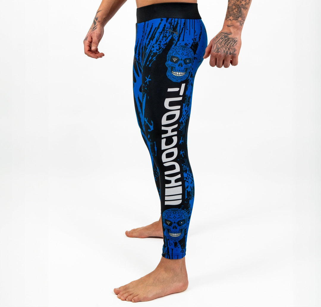 Pantaloni Compresie Knockout Skull | knock-out.ro