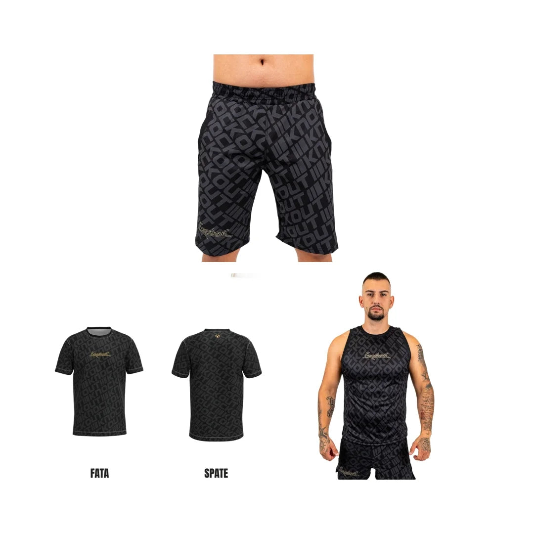 Pachet Vice: Sort cu Buzunare + Tricou + Maiou | knock-out.ro