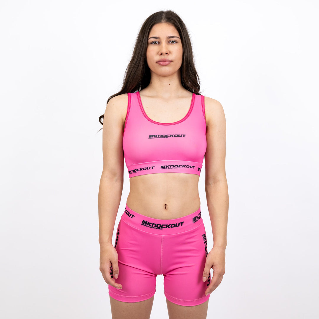 Bustiera Knockout Pink | knock-out.ro