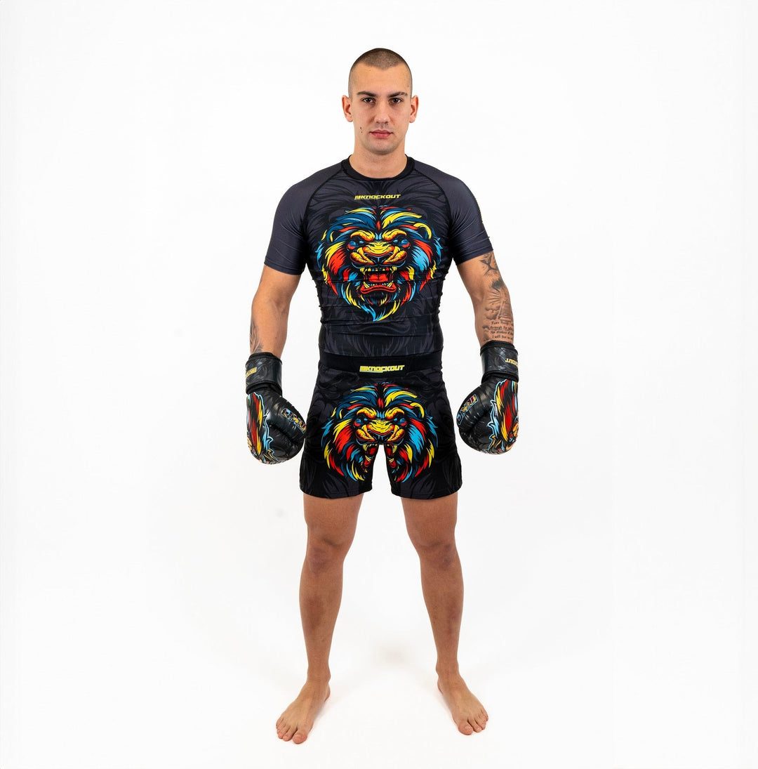 Manusi Box Knockout King Lion | knock-out.ro