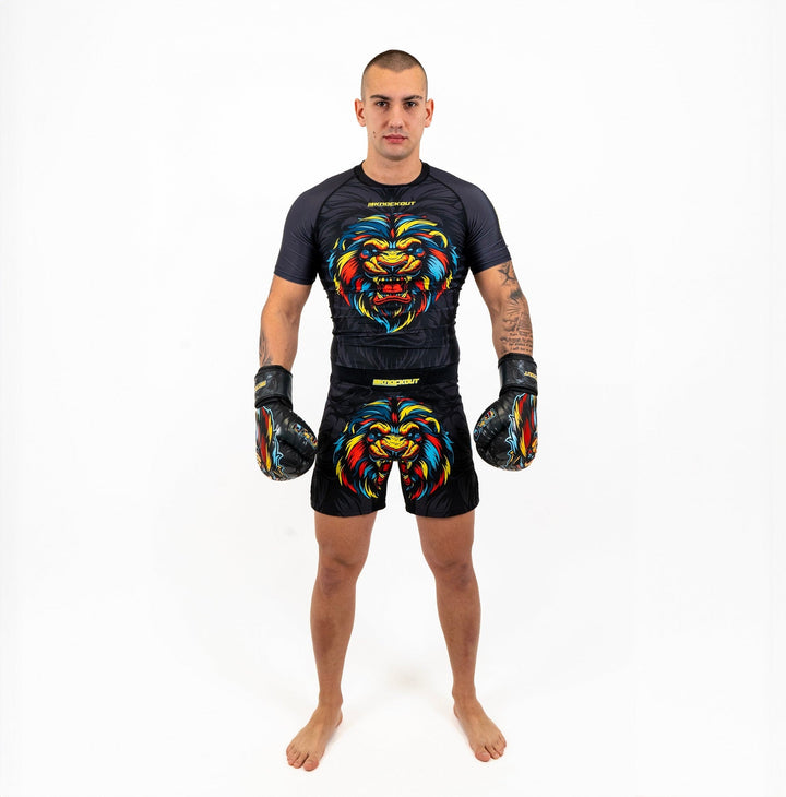 Manusi Box Knockout King Lion | knock-out.ro