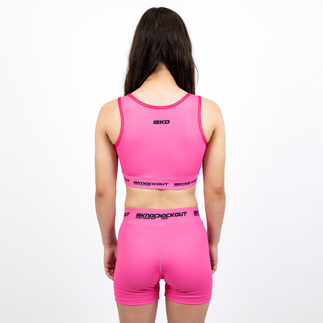 Sort Compresie Knockout Pink | knock-out.ro