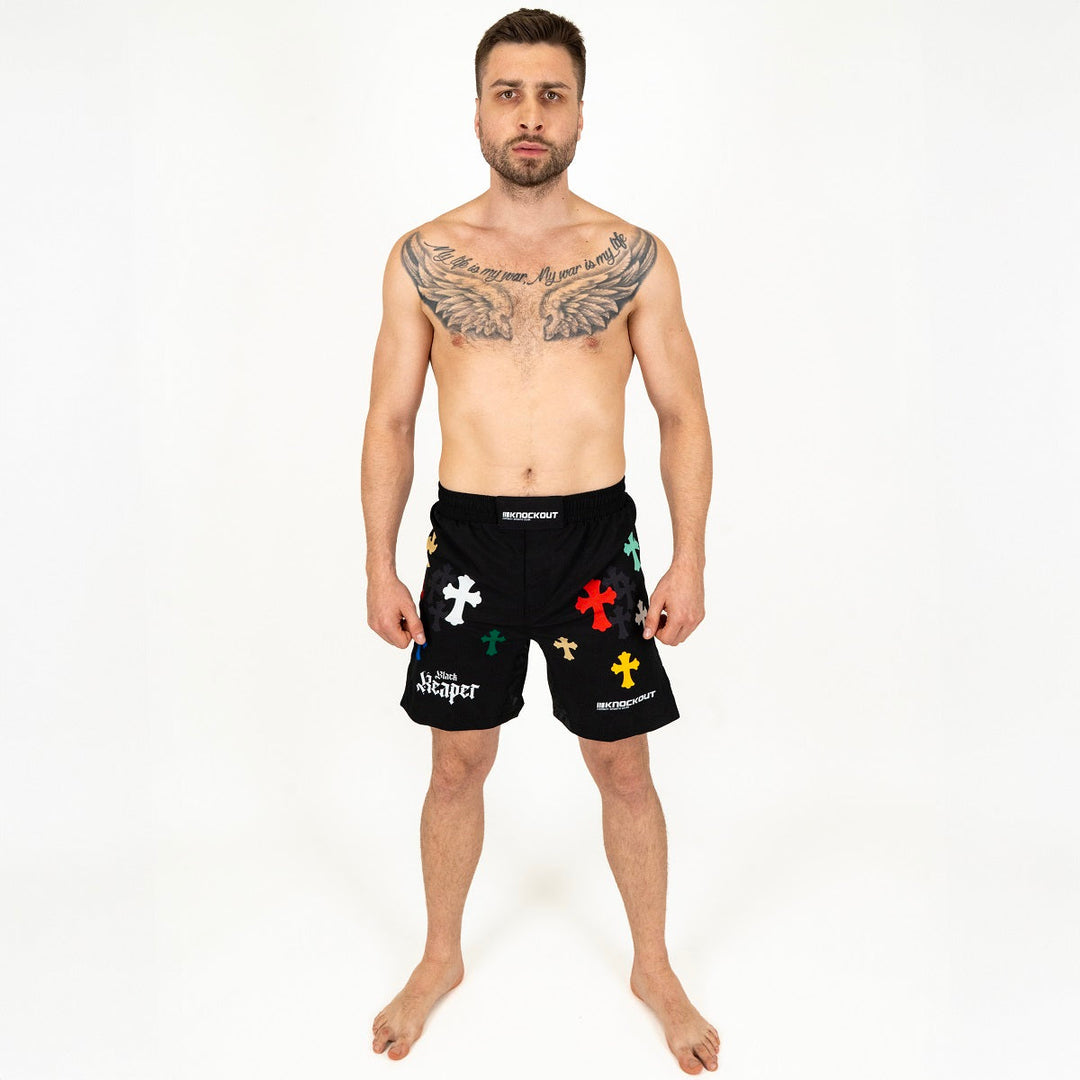 Knockout Black Reaper MMA Shorts