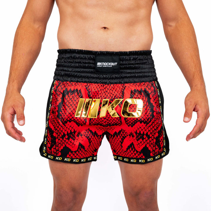Sort Kickbox Knockout Fire Snake | knock-out.ro