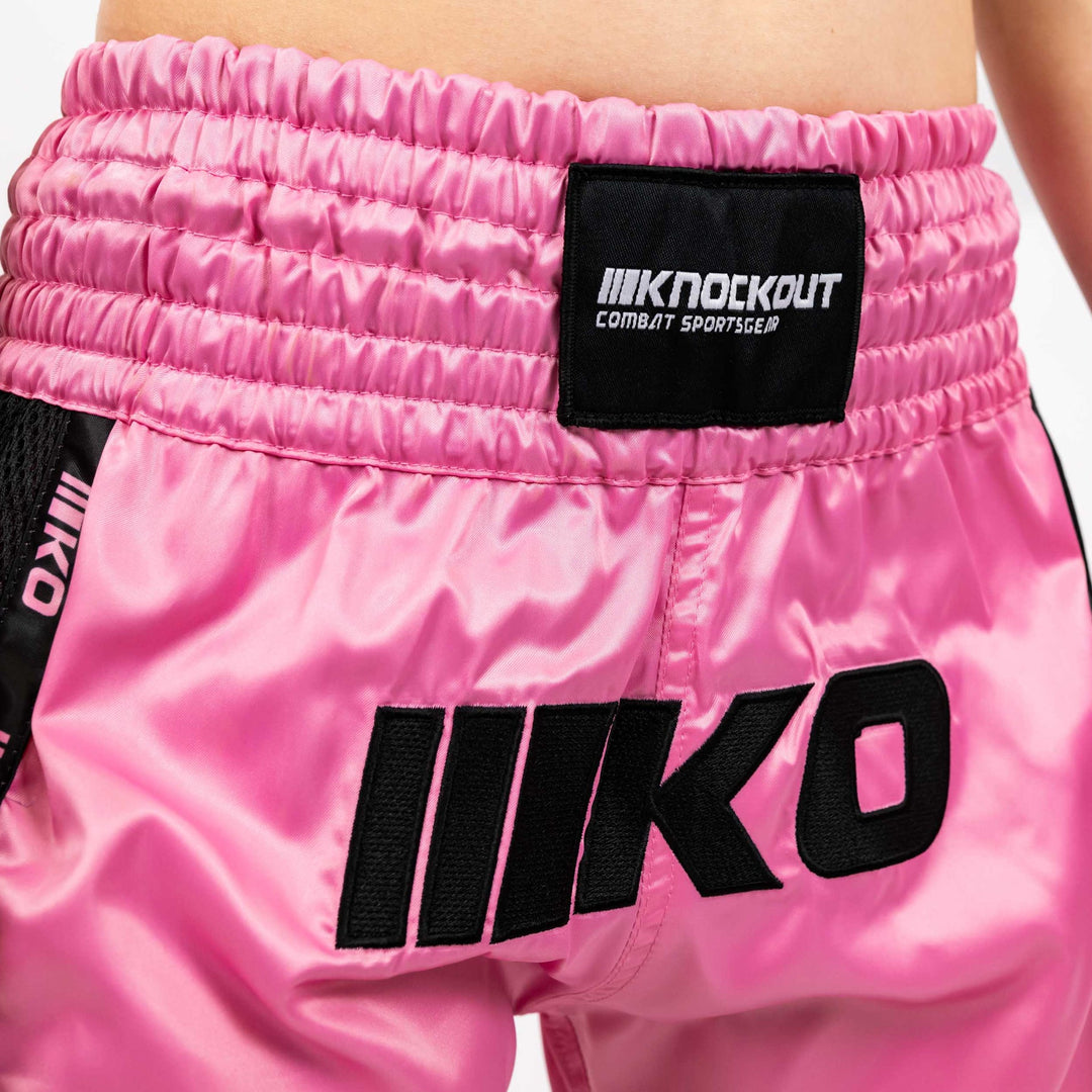 Sort Kickbox Knockout Bubble Pink Copii | knock-out.ro
