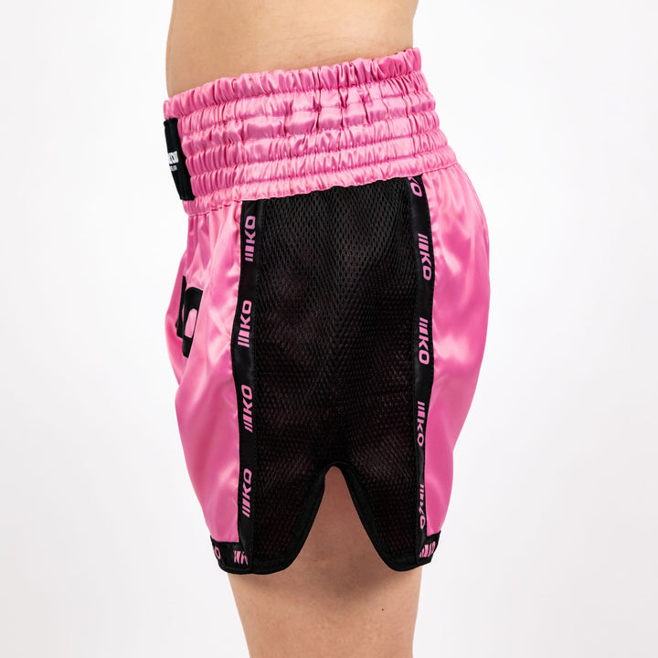 Sort Kickbox Knockout Bubble Pink Copii | knock-out.ro