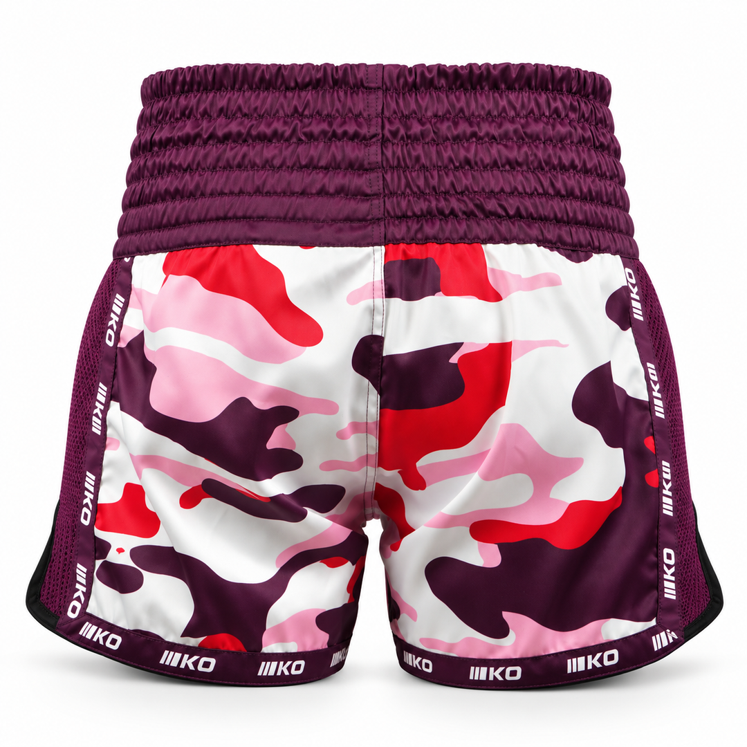 Sort Kickbox Knockout Pink Camo Copii