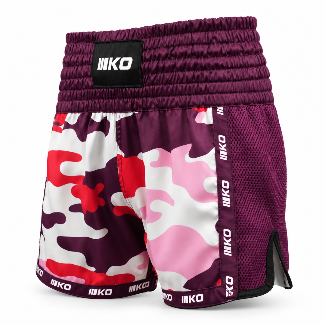 Sort Kickbox Knockout Pink Camo Copii
