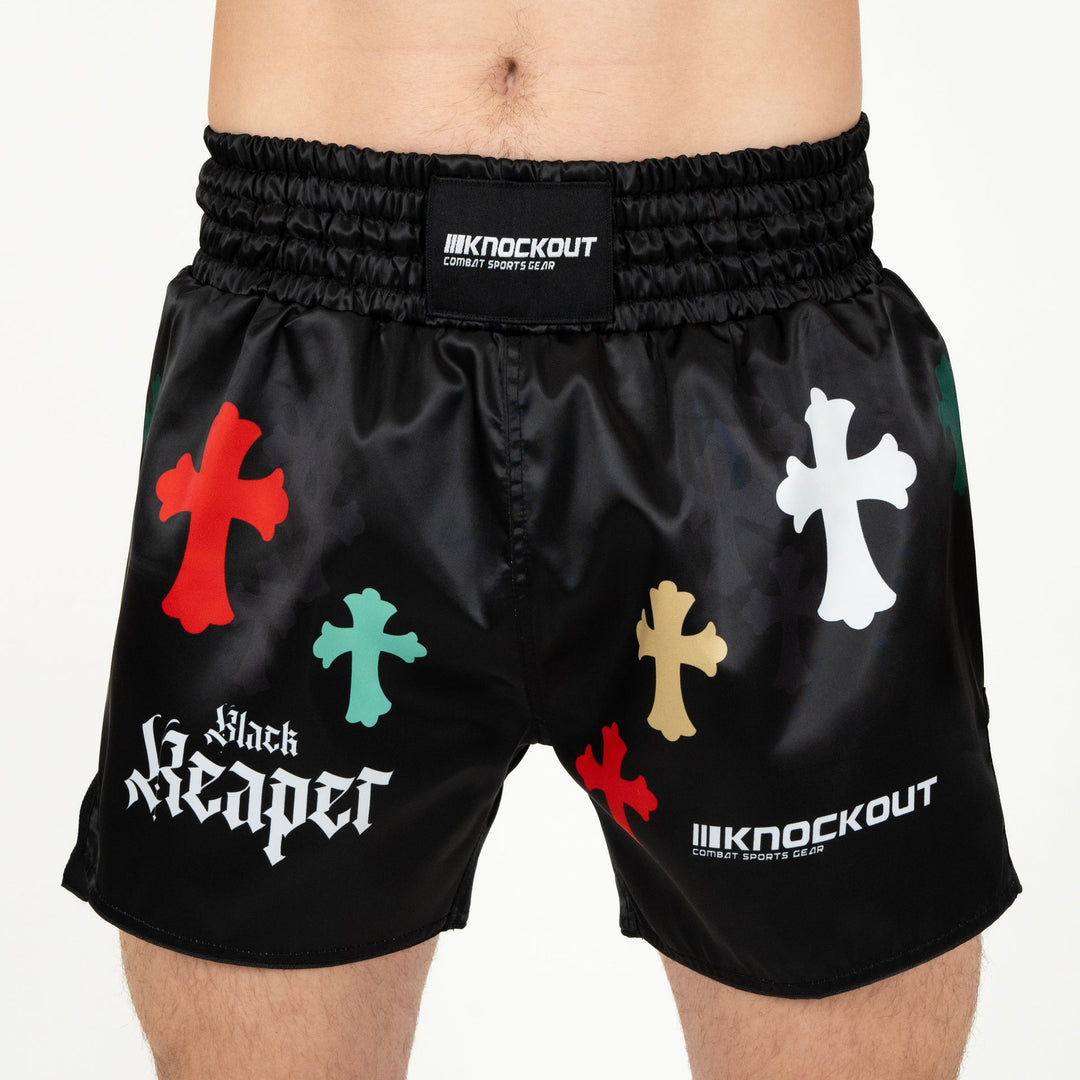 Sort Kickbox Knockout Black Reaper | knock-out.ro