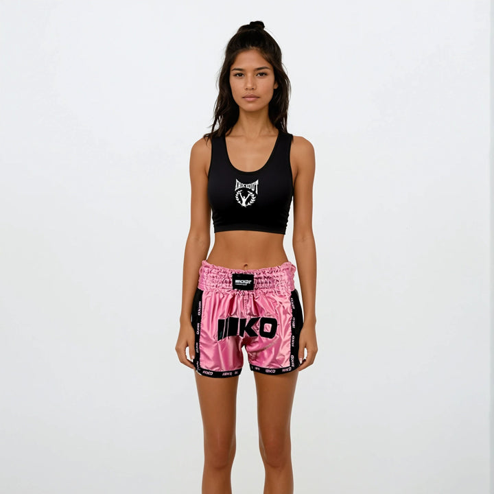 Kickbox Knockout Bubble Pink Kickboxing Shorts