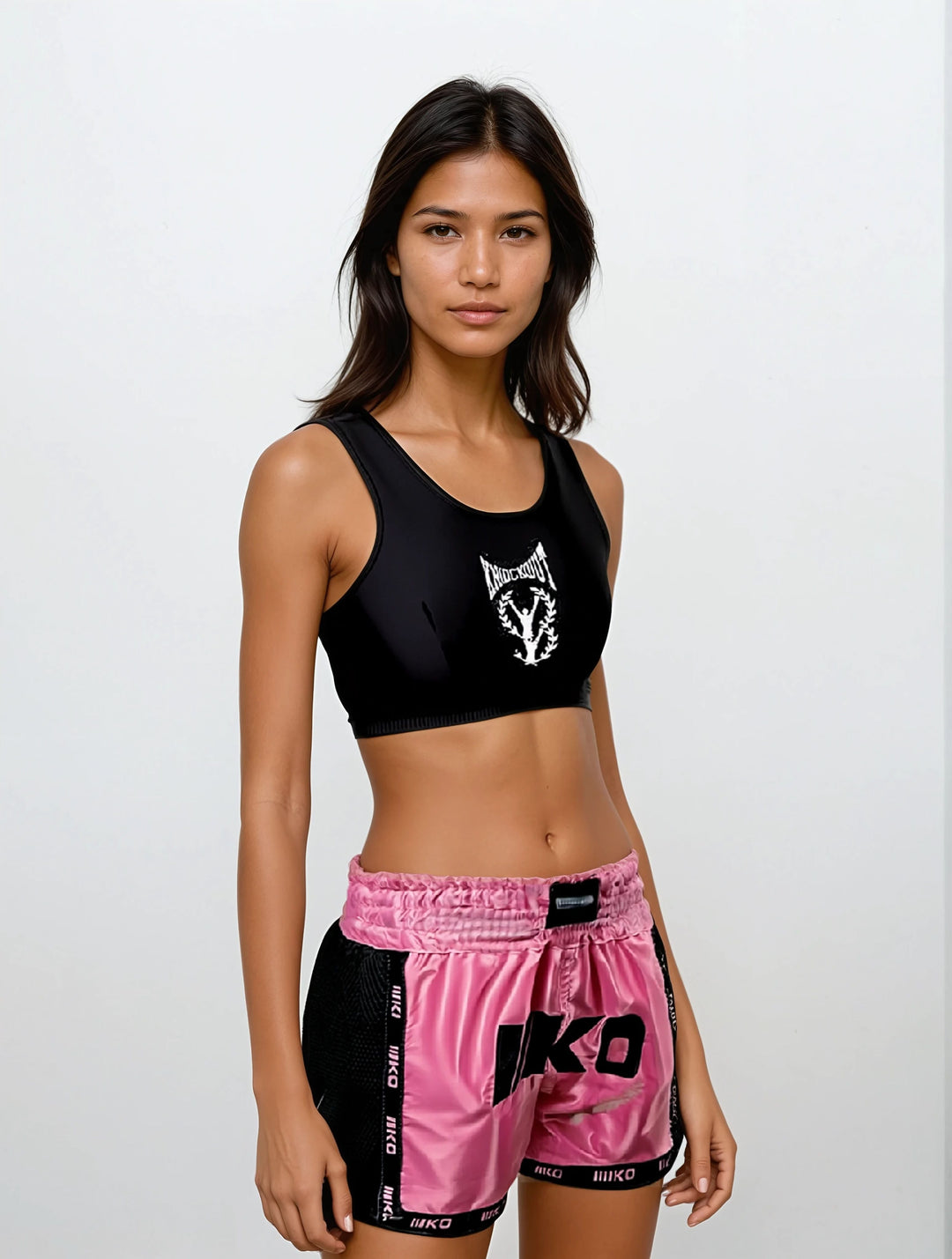 Kickbox Knockout Bubble Pink Kickboxing Shorts