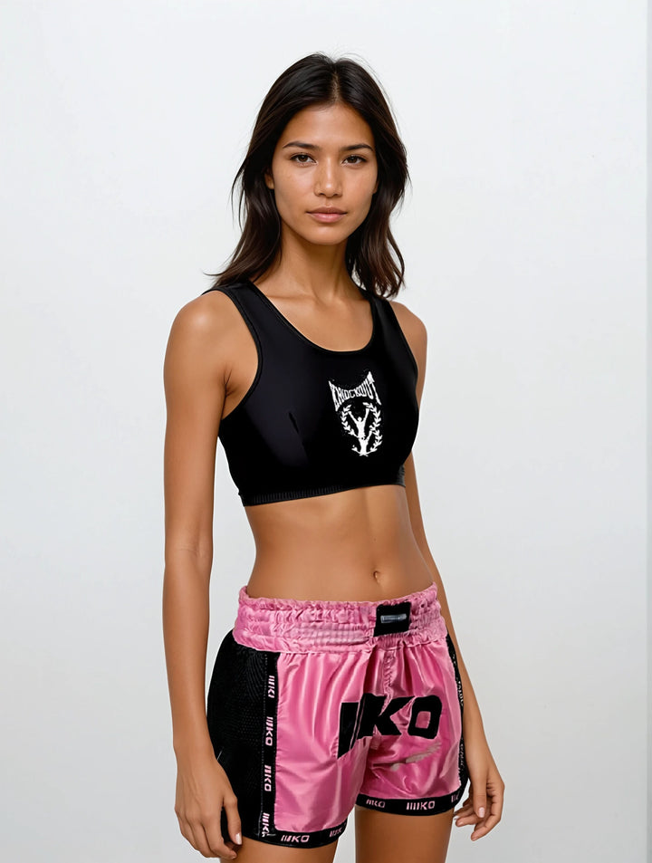 Kickbox Knockout Bubble Pink Kickboxing Shorts
