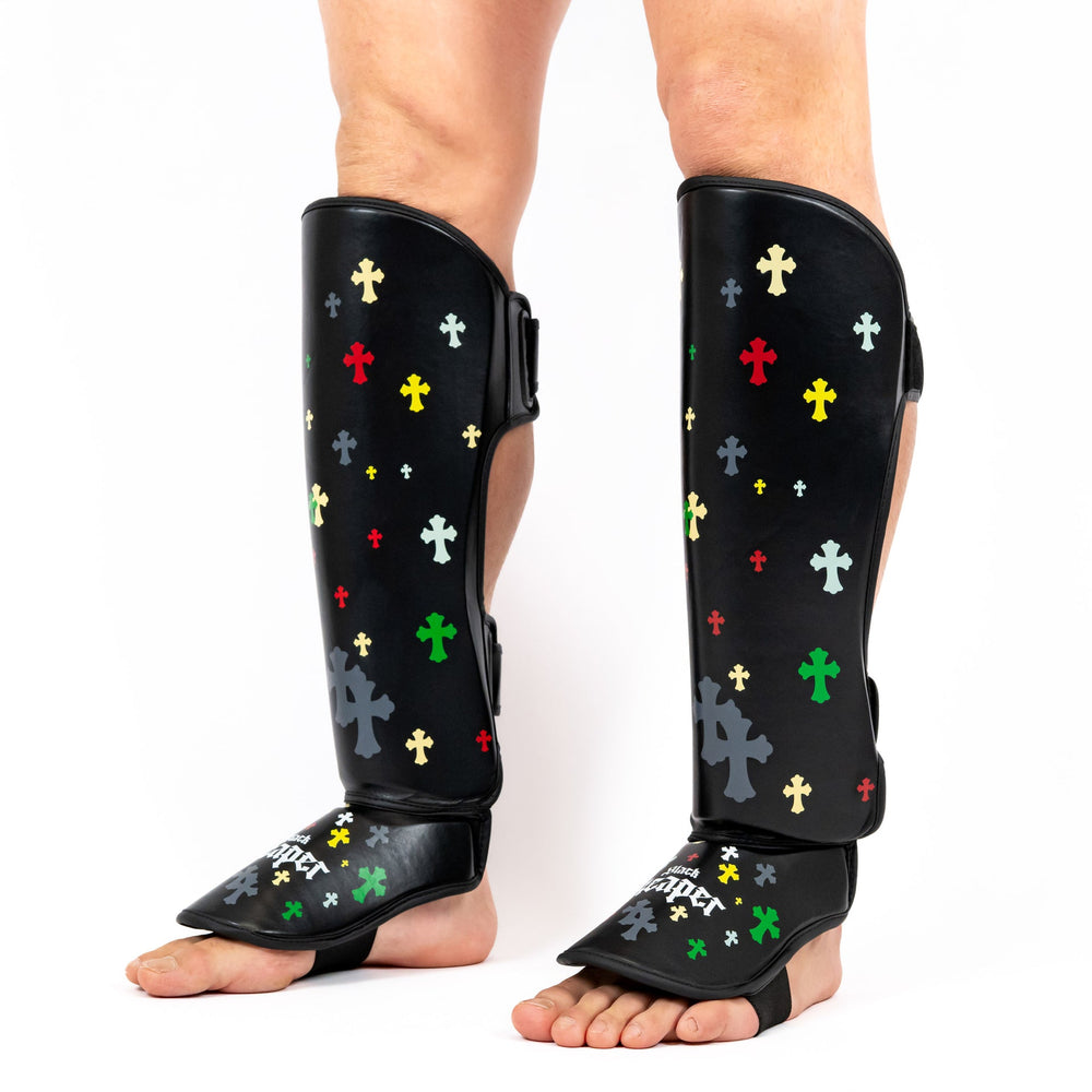 Tibiere Kickbox Knockout Black Reaper | knock-out.ro