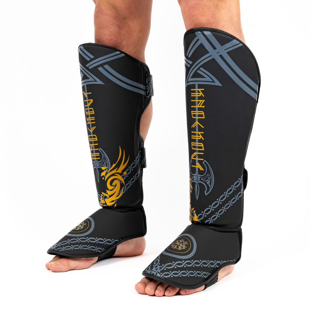 Tibiere Kickbox Knockout Drakkar V1 | knock-out.ro