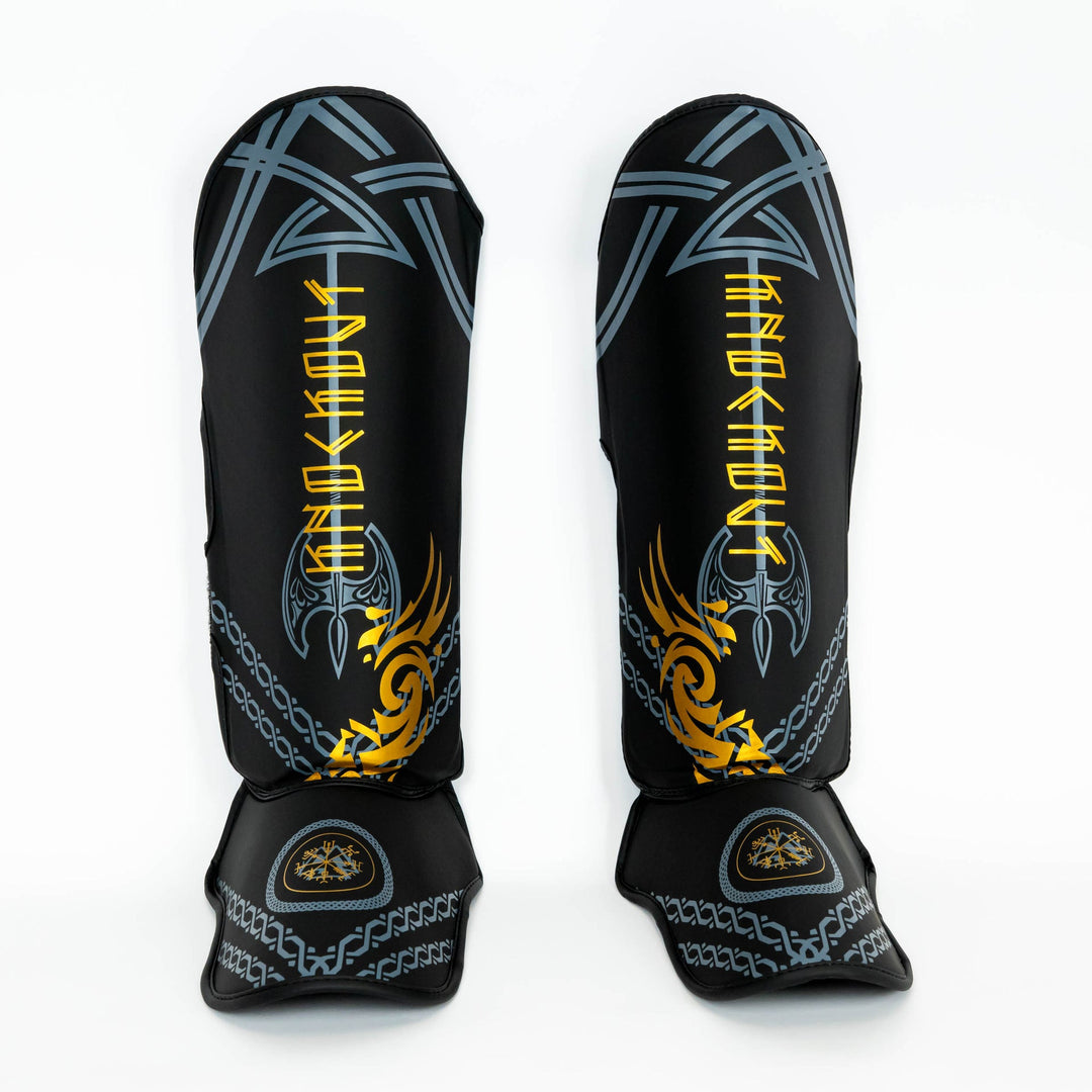 Tibiere Kickbox Knockout Drakkar V1 | knock-out.ro