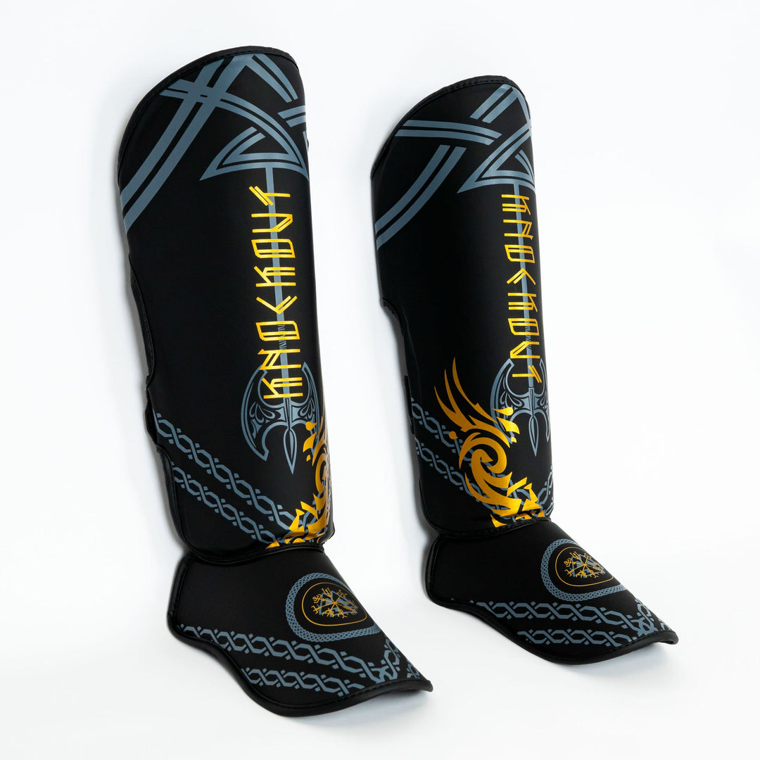 Tibiere Kickbox Knockout Drakkar V1 | knock-out.ro