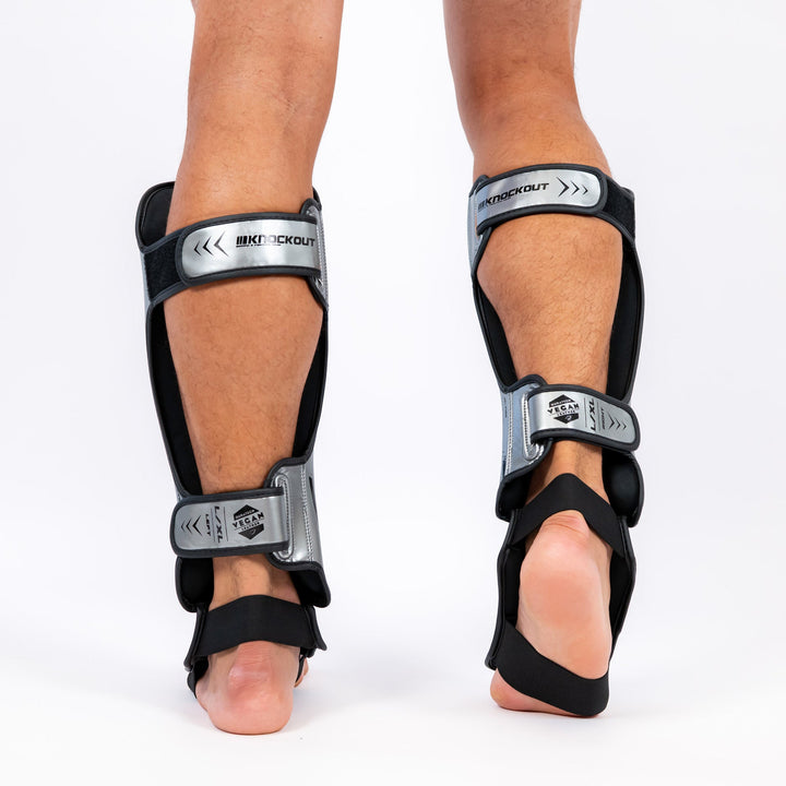 Knockout Shin Guards Kickbox Skull