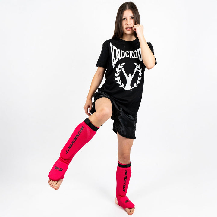 Knockout V2 Kickboxing Cotton  Kids Shin Guards