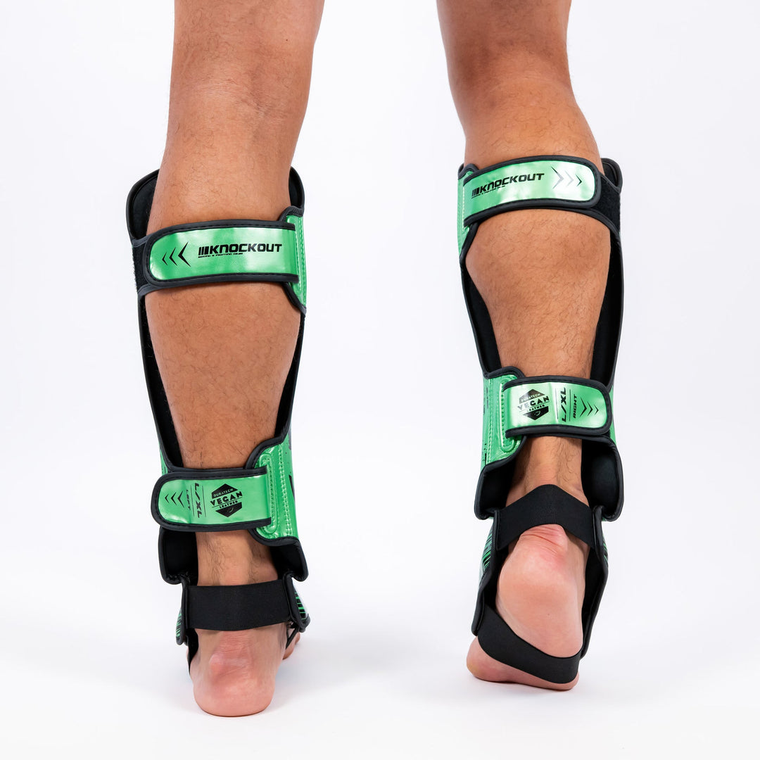 Knockout Shin Guards Kickbox Skull