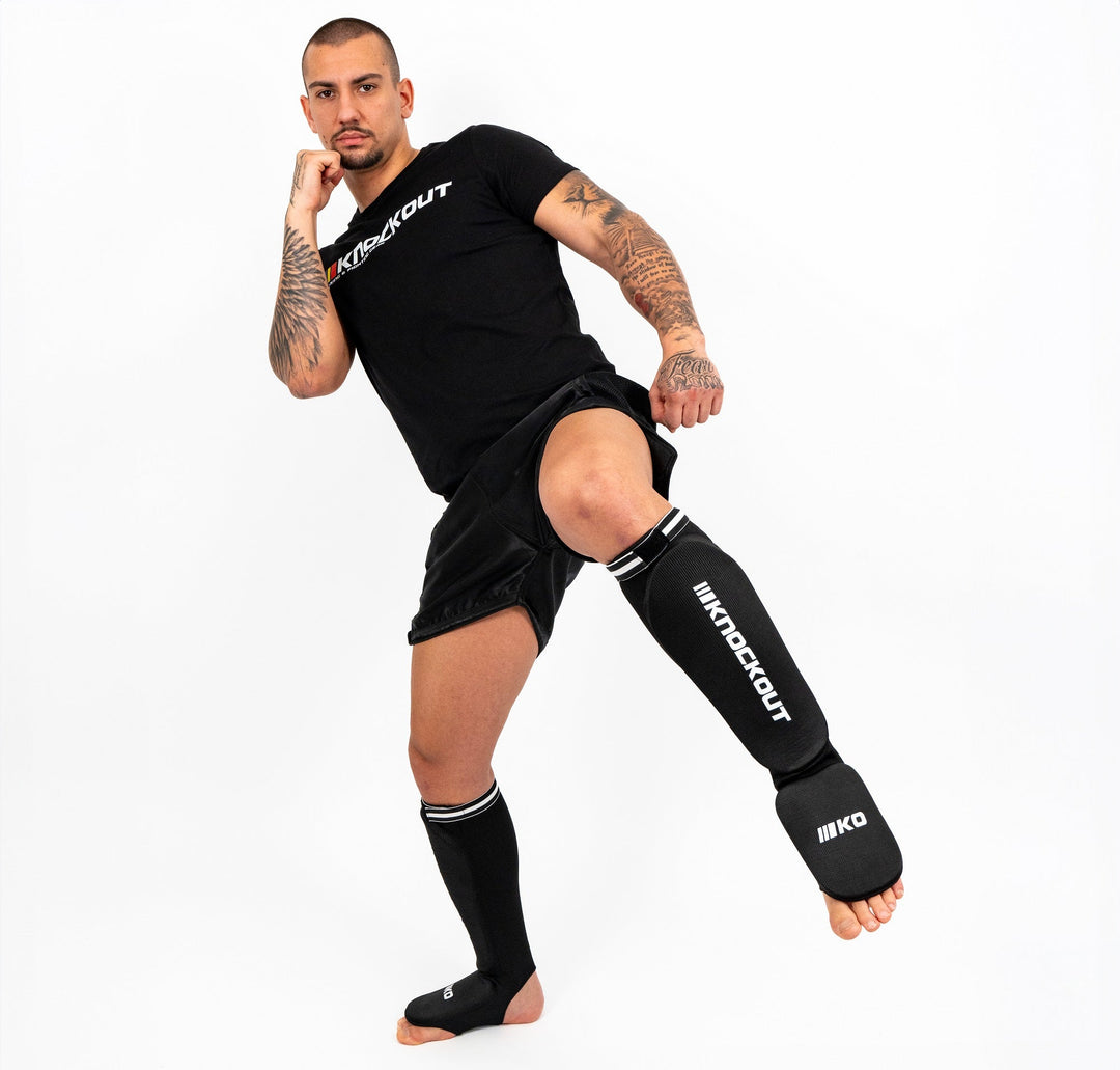 Knockout Shin Guards Kickbox Cotton