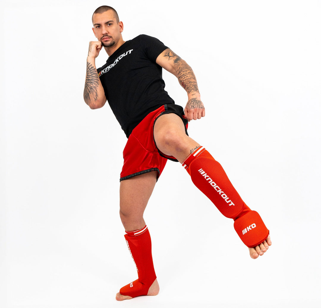 Knockout Shin Guards Kickbox Cotton