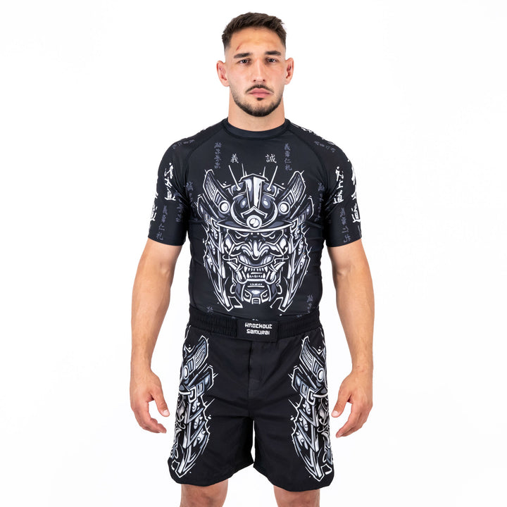 Knockout Rashguard mit kurzen Ärmeln Samurai