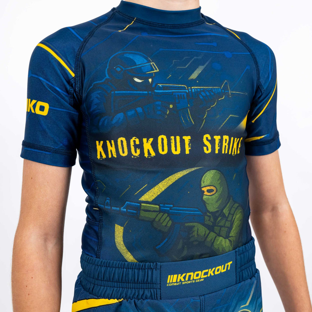 Tricou Compresie Knockout Strike Copii | knock-out.ro