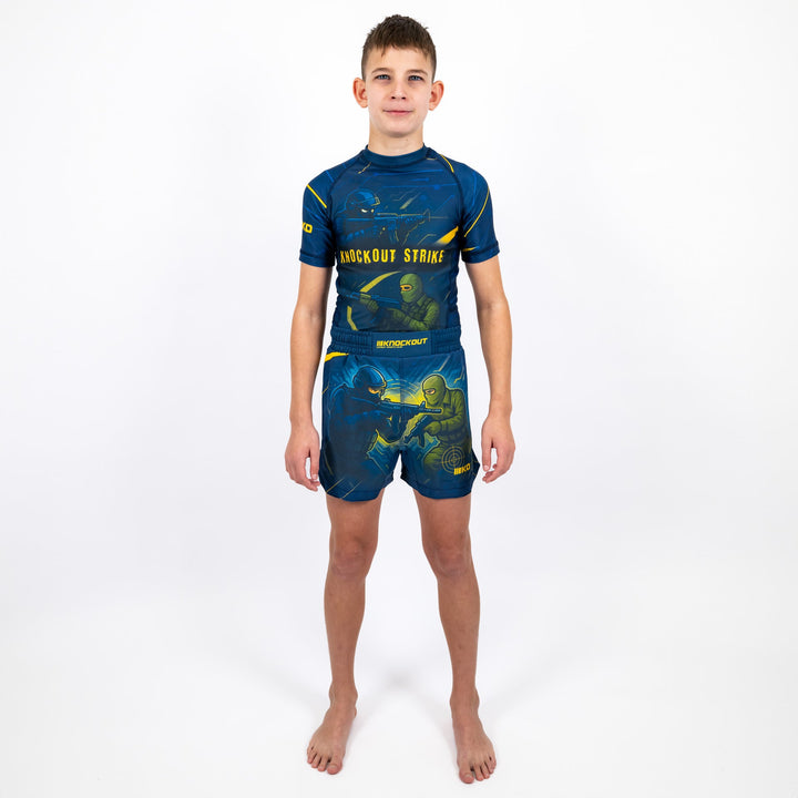 Tricou Compresie Knockout Strike Copii | knock-out.ro