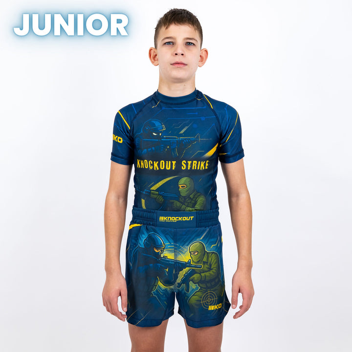 Tricou Compresie Knockout Strike Copii | knock-out.ro