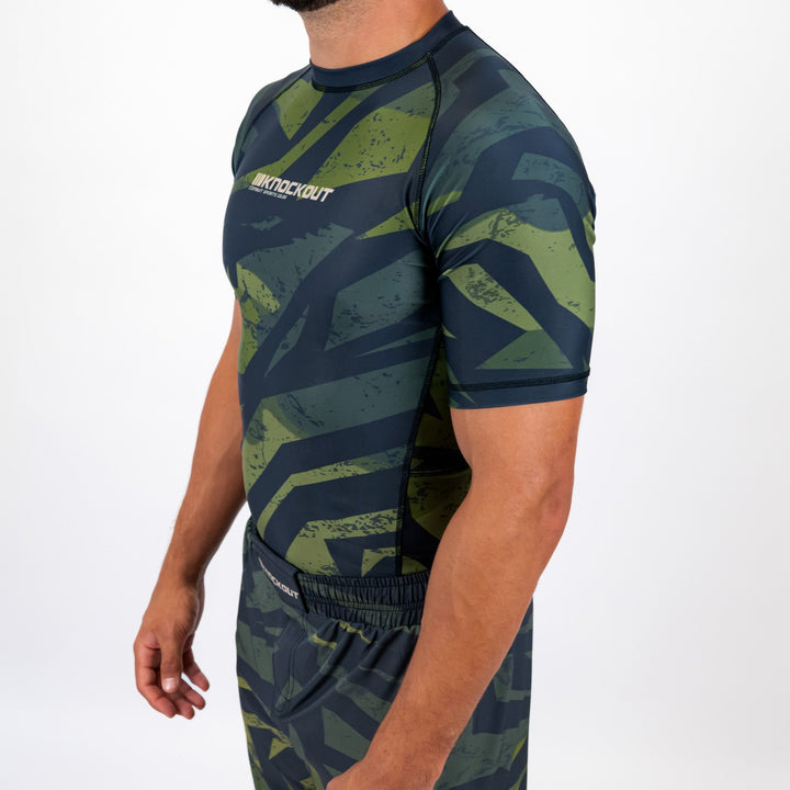 Knockout Rashguard Short Sleeves Warfare