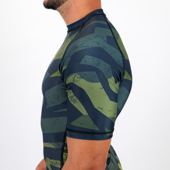 Knockout Rashguard Short Sleeves Warfare