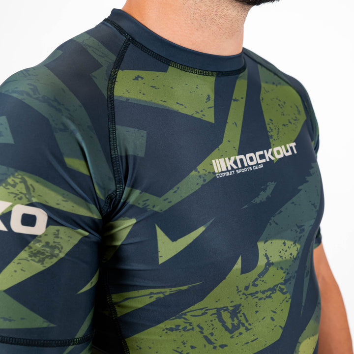 Knockout Rashguard Short Sleeves Warfare