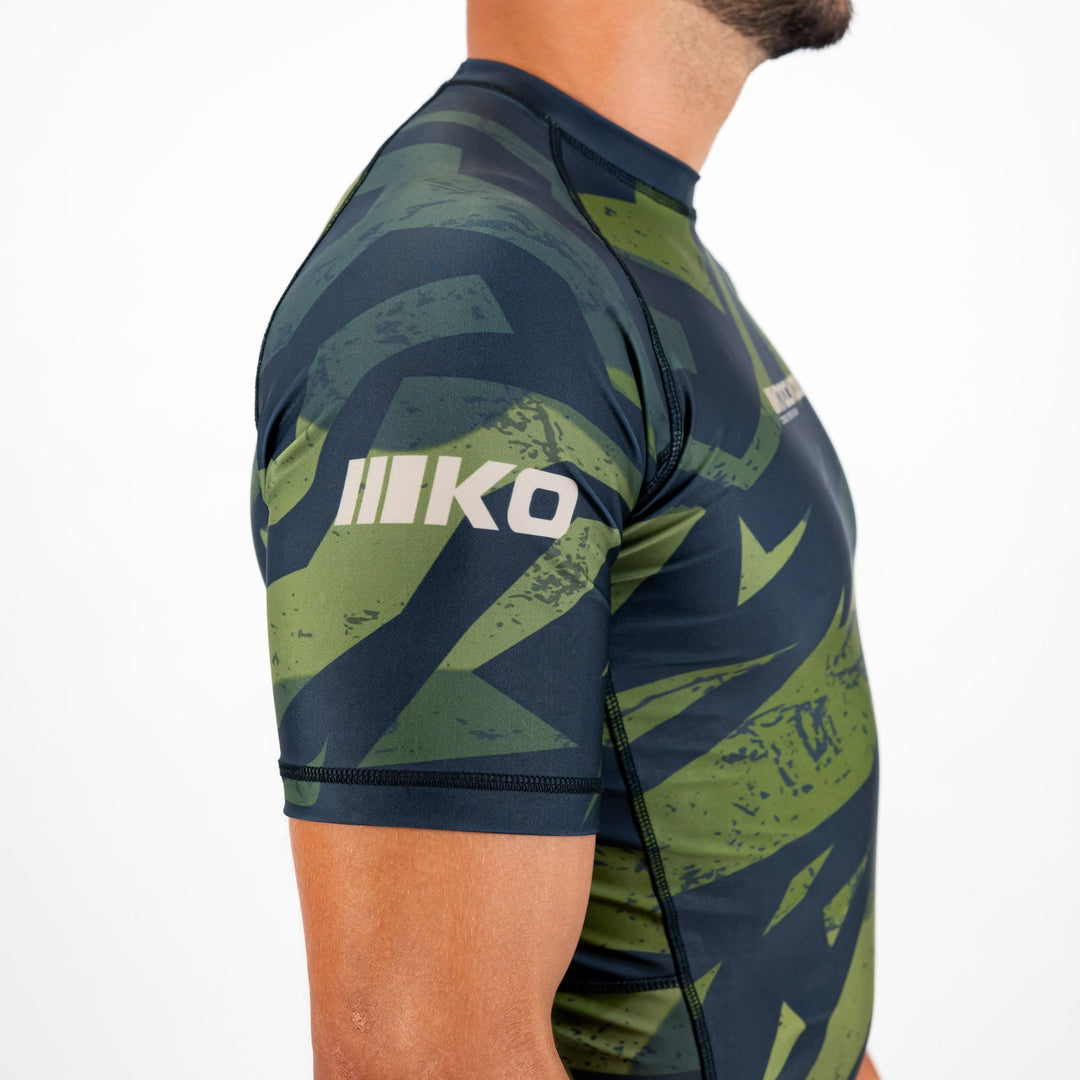 Knockout Rashguard Short Sleeves Warfare