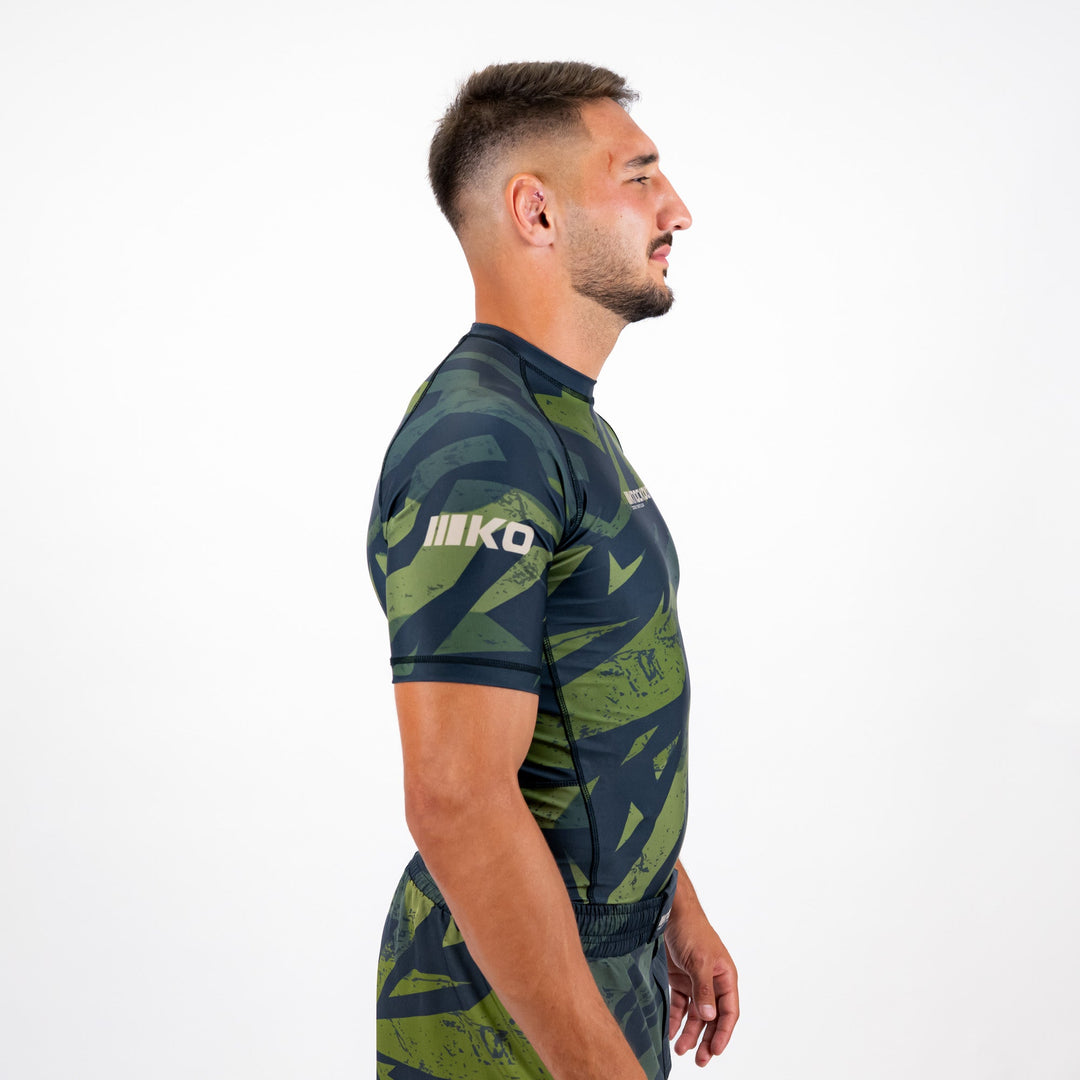 Knockout Rashguard Short Sleeves Warfare