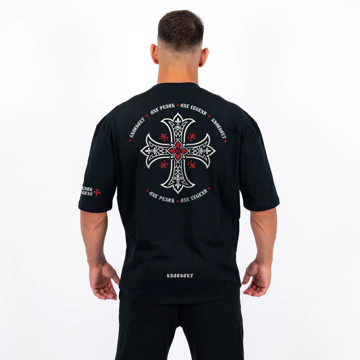 Tricou Oversize Knockout One Punch One Legend | knock-out.ro