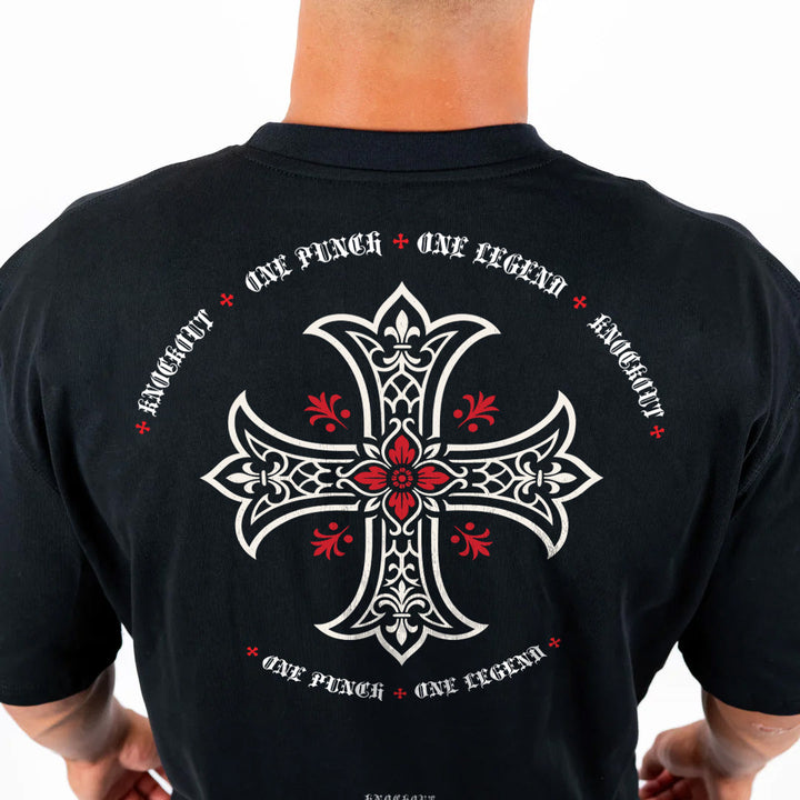 Tricou Oversize Knockout One Punch One Legend | knock-out.ro