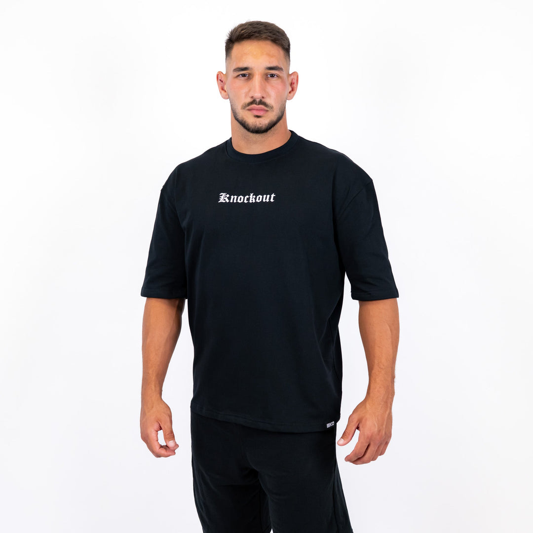 Knockout Oversize T-shirt Black Angels