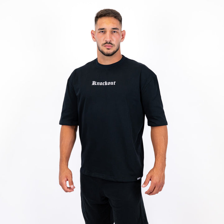 Tricou Oversize Knockout Black Angels | knock-out.ro
