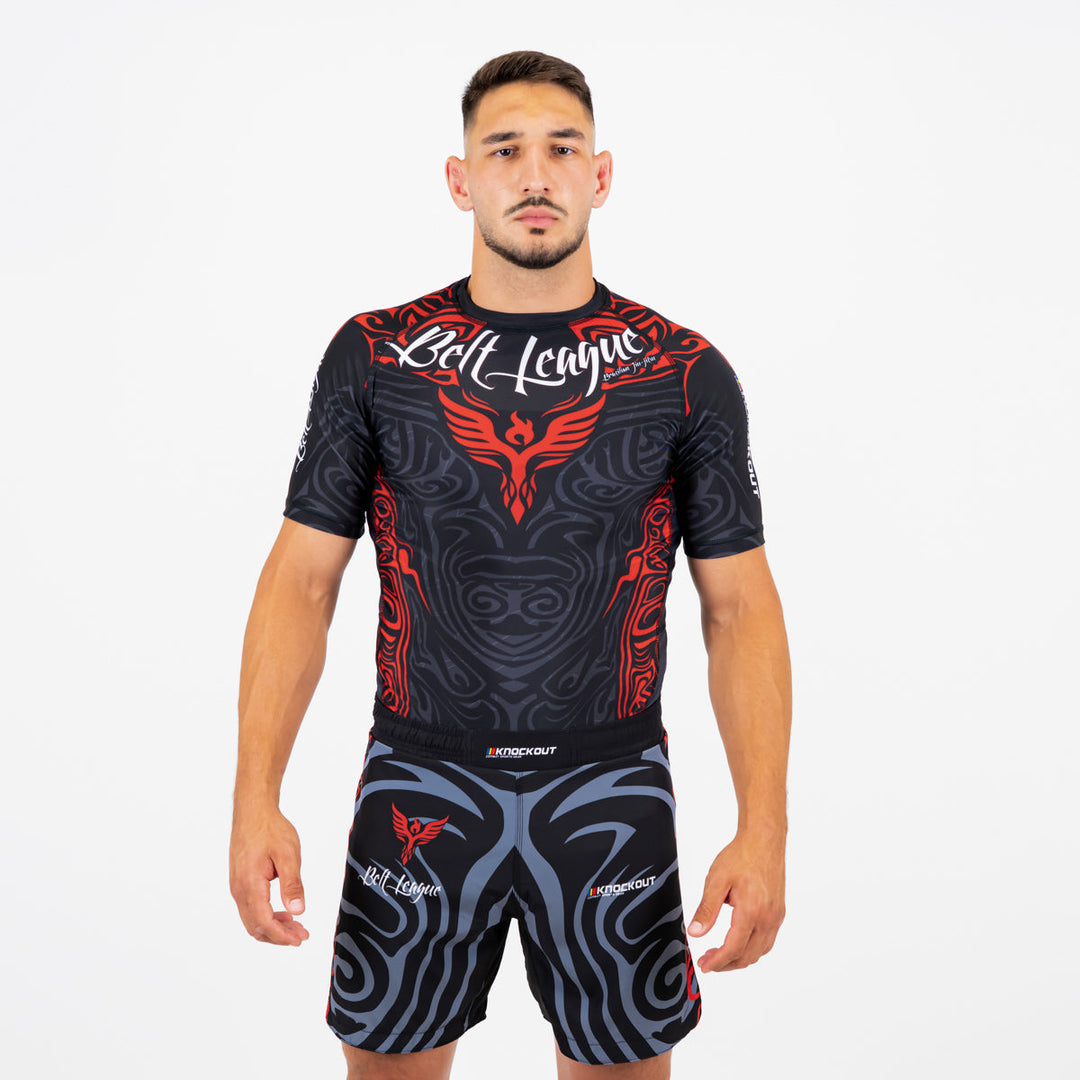 Tricou Compresie Knockout X Belt League | knock-out.ro