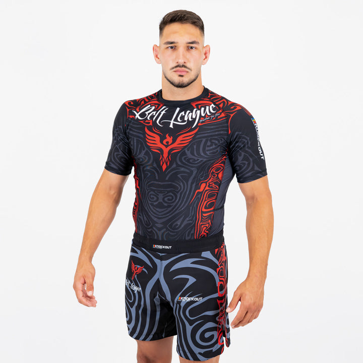 Tricou Compresie Knockout X Belt League | knock-out.ro