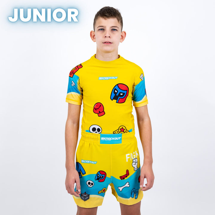 Tricou Compresie Knockout Fight Vibe Copii | knock-out.ro