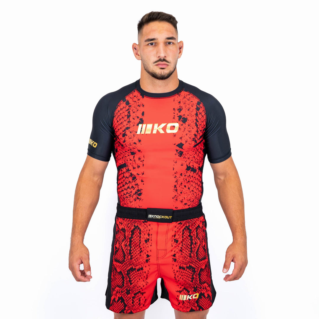 Tricou Compresie Knockout Fire Snake | knock-out.ro