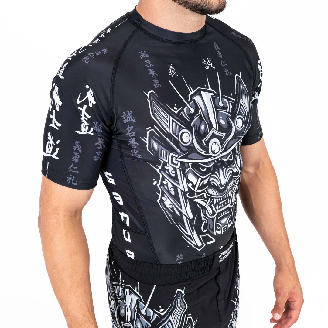 Knockout Rashguard Short Sleeves Samurai