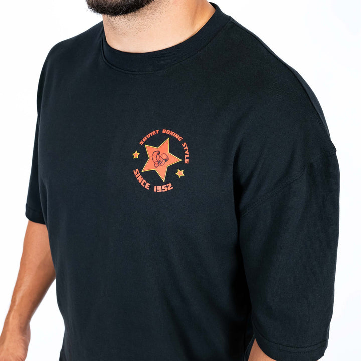 Tricou Oversize Knockout Soviet Boxing | knock-out.ro