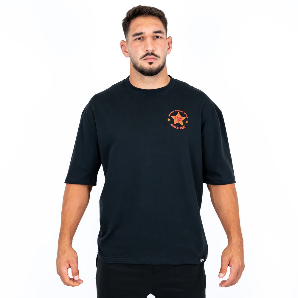 Tricou Oversize Knockout Soviet Boxing | knock-out.ro