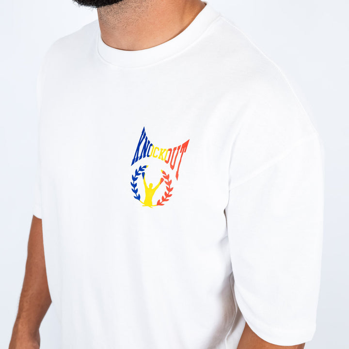 Tricou Oversize Knockout Spirit De Lupta Romanesc | knock-out.ro