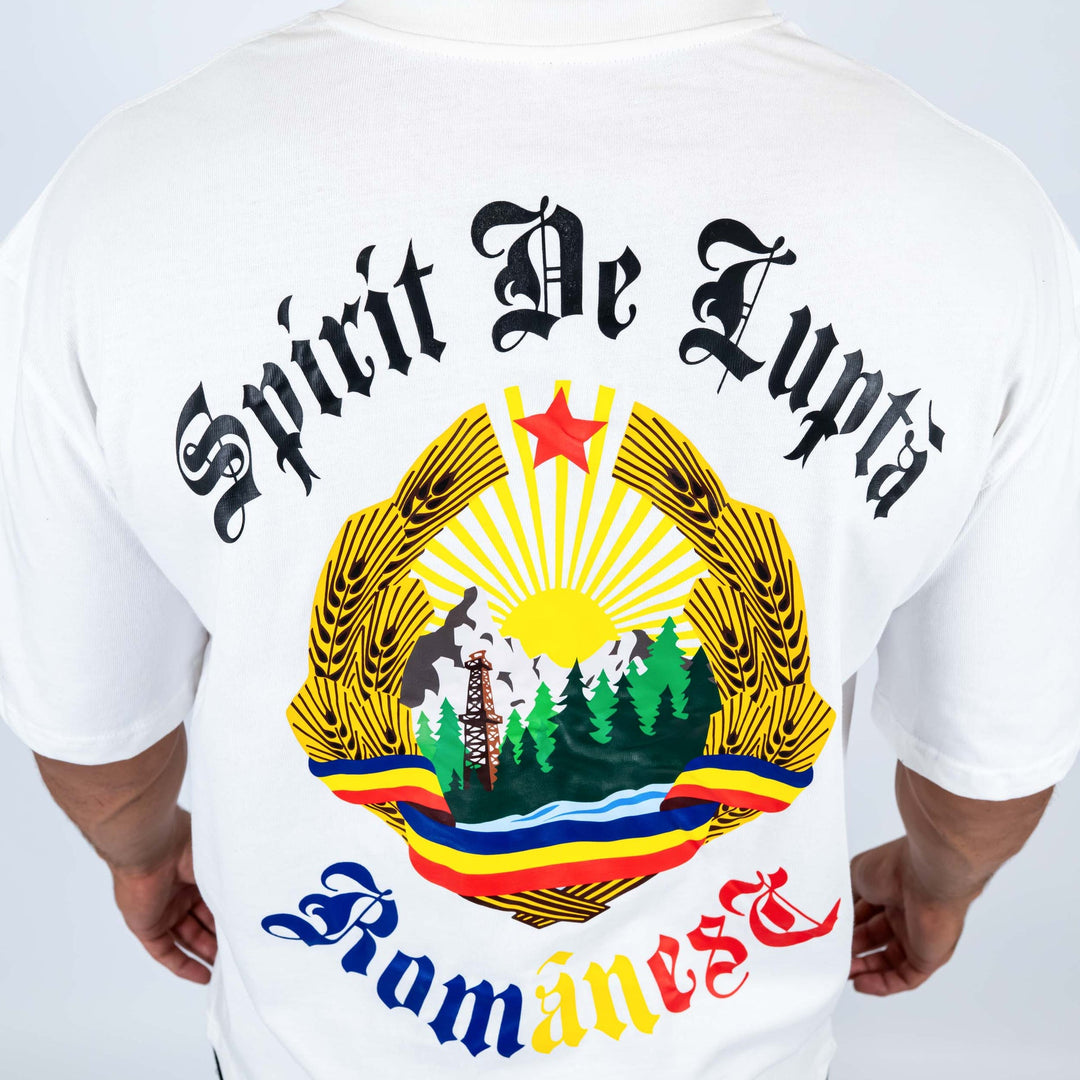 Tricou Oversize Knockout Spirit De Lupta Romanesc | knock-out.ro