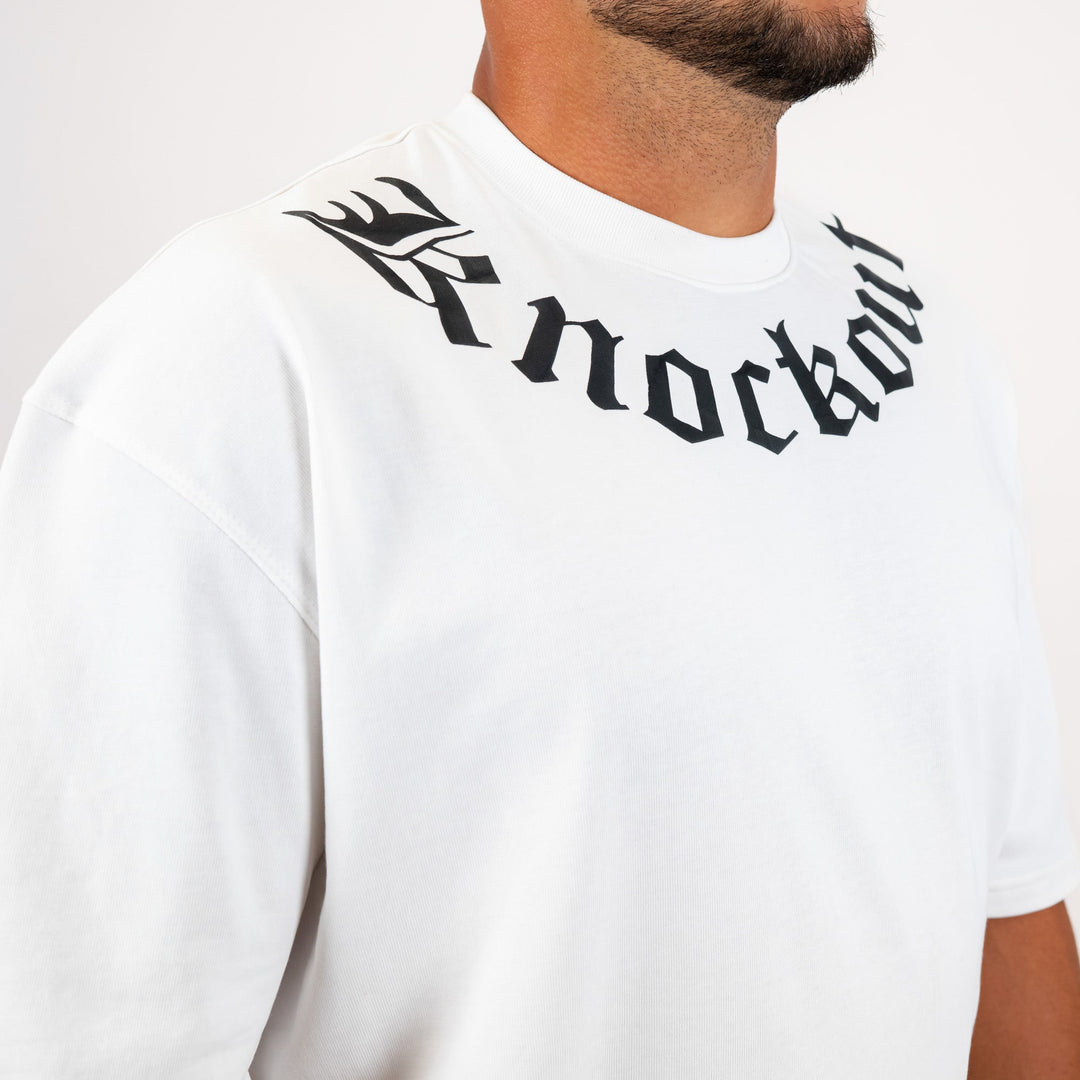 Knockout Oversize T-shirt White Angels