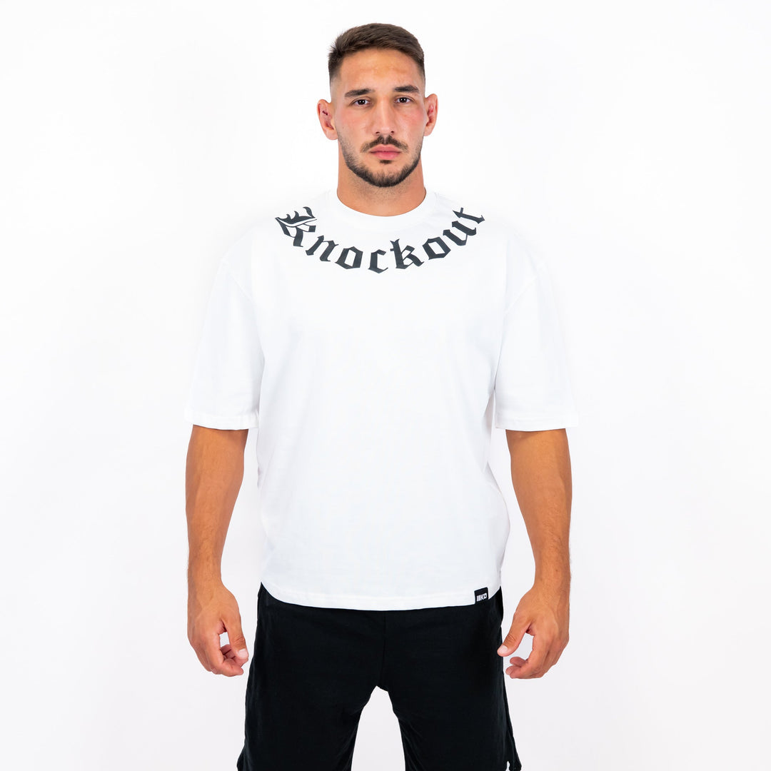 Knockout Oversize T-shirt White Angels
